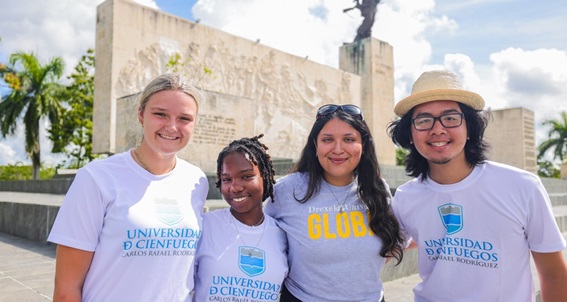 Students during Drexel's "Public Health in Cuba" Course Abroad 